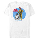 Men's Star Wars C-3PO and R2-D2 Snowscape T-Shirt