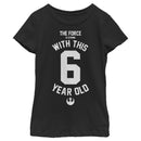 Girl's Star Wars Force Is Strong With This Year Old Rebel Logo T-Shirt