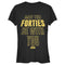 Junior's Star Wars May The Forties Be With You Text Scroll T-Shirt