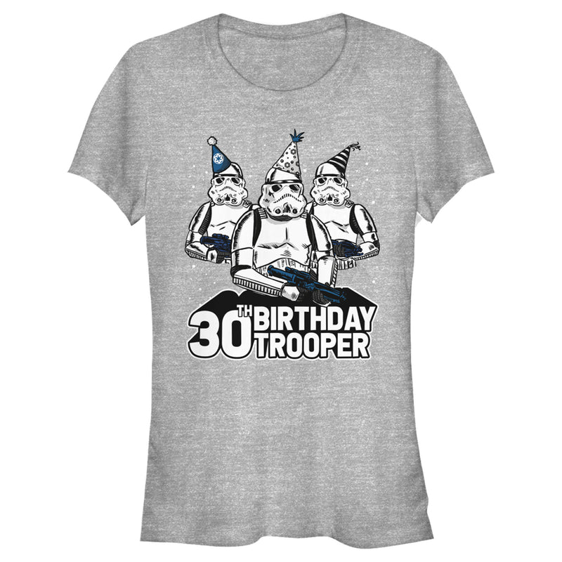 Junior's Star Wars Stormtrooper Party Hats Trio 30th Birthday Trooper T-Shirt