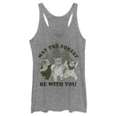 Women's Star Wars Ewok May The Forest Racerback Tank Top