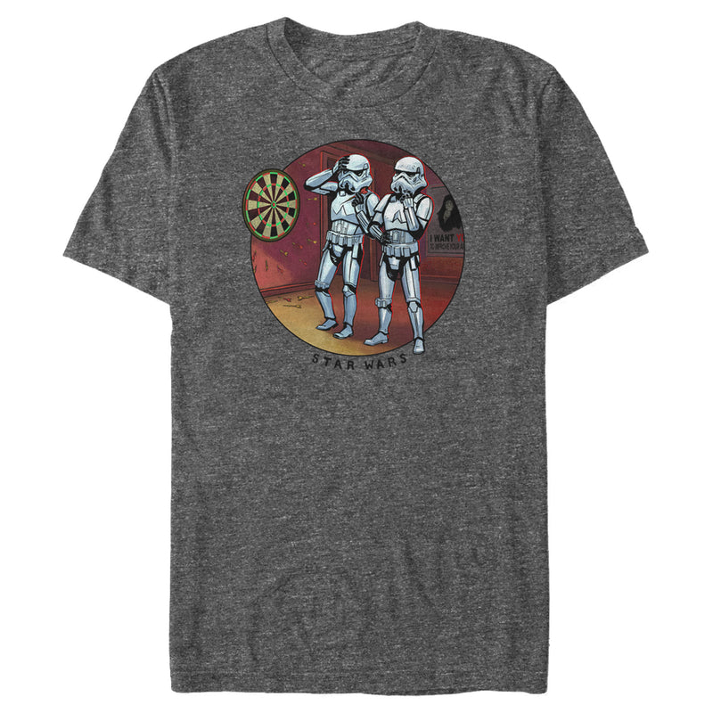 Men's Star Wars Stormtrooper Darts T-Shirt