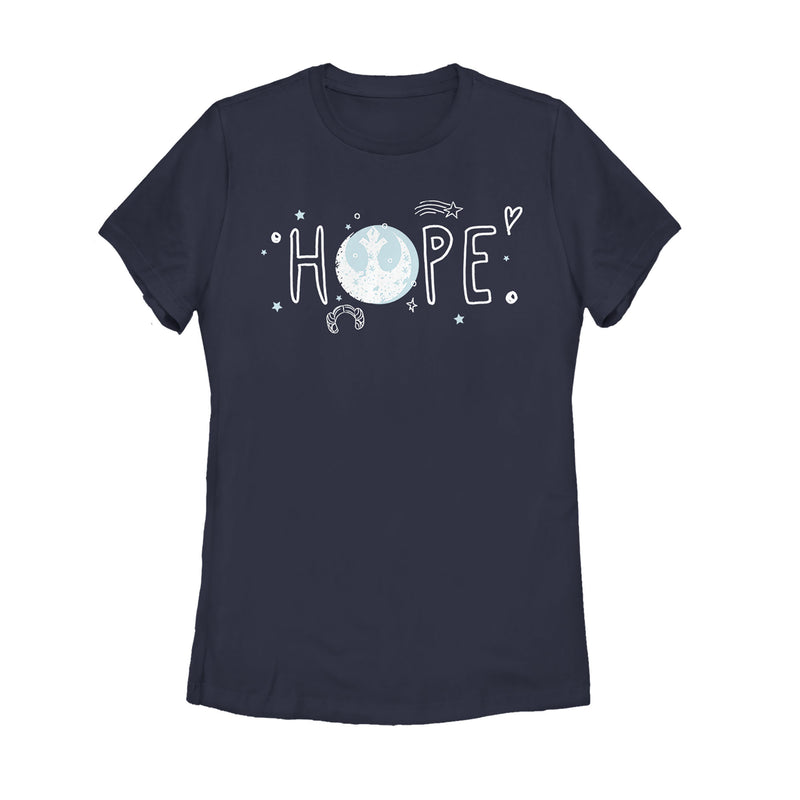 Women's Star Wars Rebel Hope Symbol T-Shirt