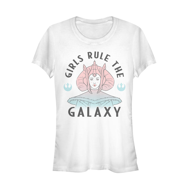 Junior's Star Wars Queen Amidala Rule Galaxy T-Shirt