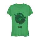 Junior's Star Wars Unifying Yoda Collage T-Shirt