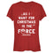 Junior's Star Wars Christmas Want the Force T-Shirt