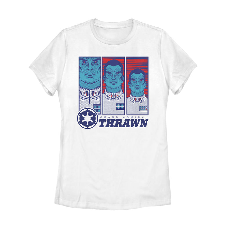 Women's Star Wars Grand Admiral Thrawn Panel T-Shirt