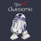 Women's Star Wars Valentine's Day You R2 Awesome T-Shirt
