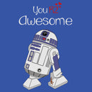 Men's Star Wars Valentine's Day You R2 Awesome Sweatshirt