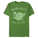 Men's Star Wars Valentine's Day Yoda Best One for Me T-Shirt