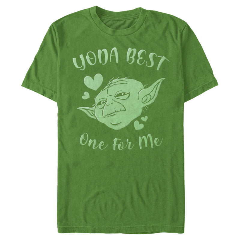 Men's Star Wars Valentine's Day Yoda Best One for Me T-Shirt