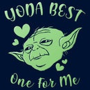 Men's Star Wars Valentine's Day Yoda Best One for Me Sweatshirt