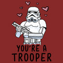 Women's Star Wars Valentine's Day You're A Trooper T-Shirt