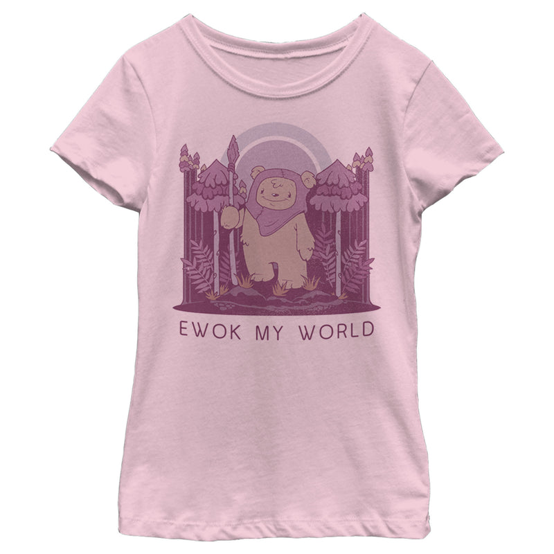 Girl's Star Wars Ewok My World T-Shirt