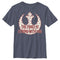 Boy's Star Wars The Force Is Strong Valentine Rebel Logo T-Shirt