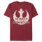 Men's Star Wars The Force Is Strong Valentine Rebel Logo T-Shirt