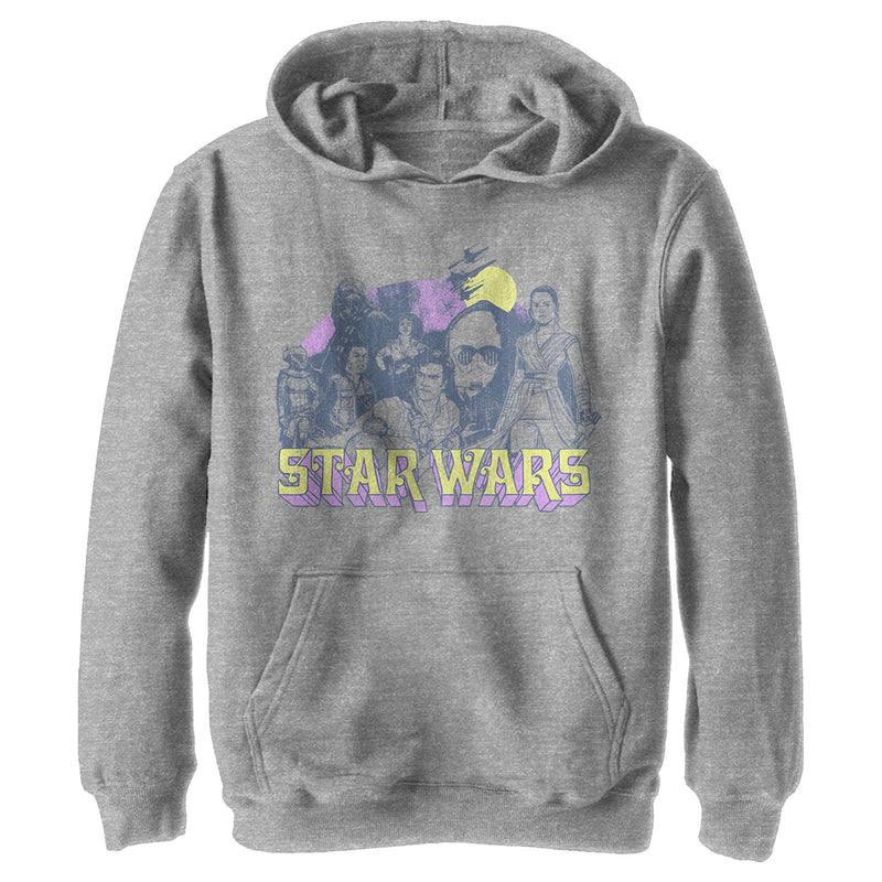 Boy's Star Wars: The Rise of Skywalker Vintage Collage Pull Over Hoodie