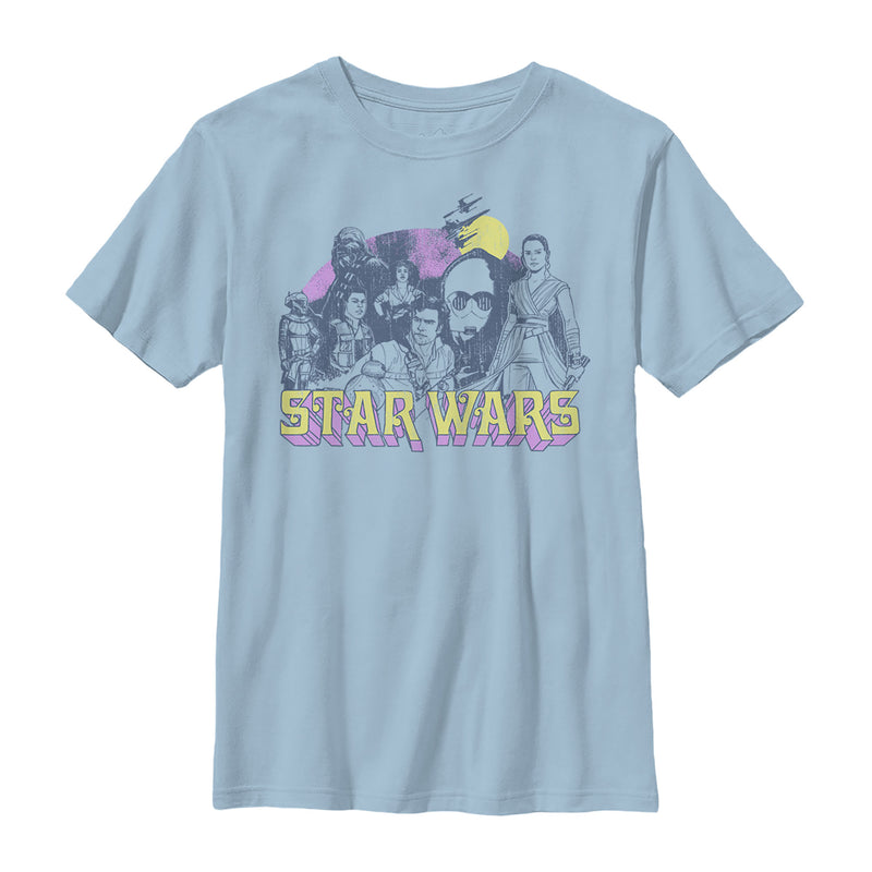 Boy's Star Wars: The Rise of Skywalker Vintage Collage T-Shirt