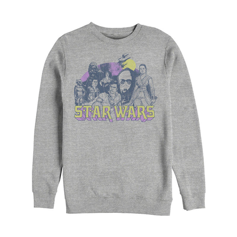 Men's Star Wars: The Rise of Skywalker Vintage Collage Sweatshirt