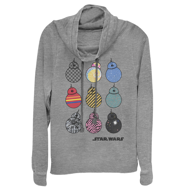 Junior's Star Wars: The Rise of Skywalker BB-8 Fashion Cowl Neck Sweatshirt