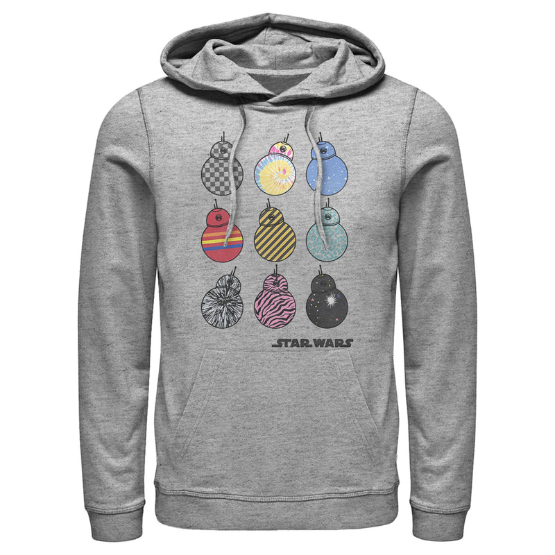 Men's Star Wars: The Rise of Skywalker BB-8 Fashion Pull Over Hoodie