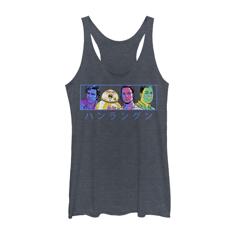 Women's Star Wars: The Rise of Skywalker Kanji Heroes Racerback Tank Top