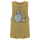 Junior's Star Wars: The Rise of Skywalker Droid Cuties Festival Muscle Tee