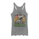 Women's Star Wars: The Rise of Skywalker Retro D-0 Sunset Racerback Tank Top