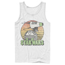 Men's Star Wars: The Rise of Skywalker Retro D-0 Sunset Tank Top