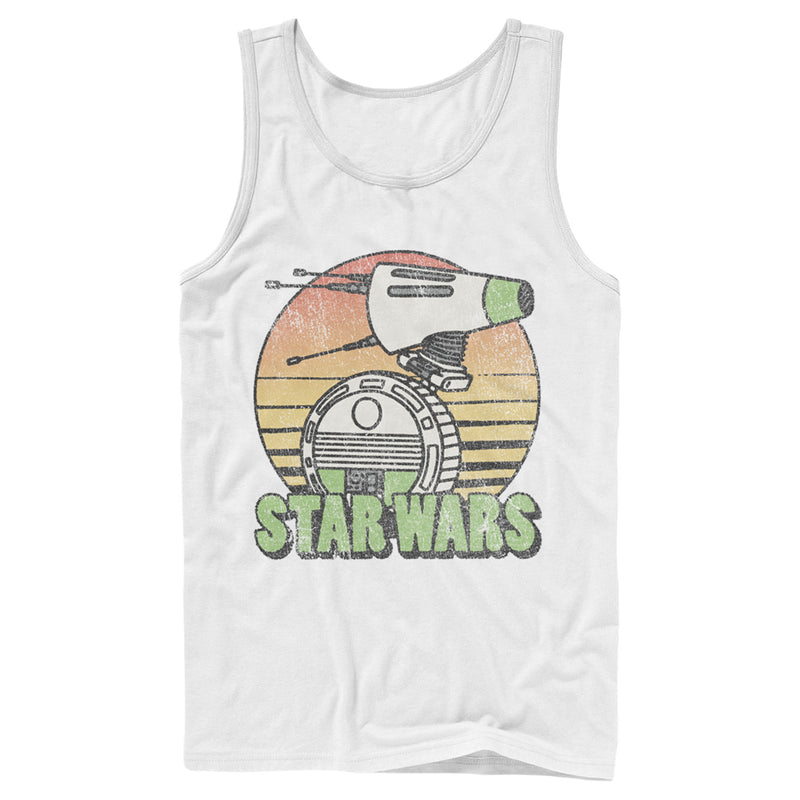 Men's Star Wars: The Rise of Skywalker Retro D-0 Sunset Tank Top