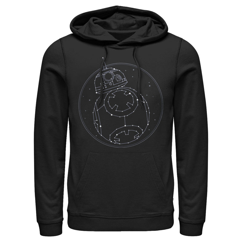 Men's Star Wars: The Rise of Skywalker BB-8 Starry Constellation Pull Over Hoodie