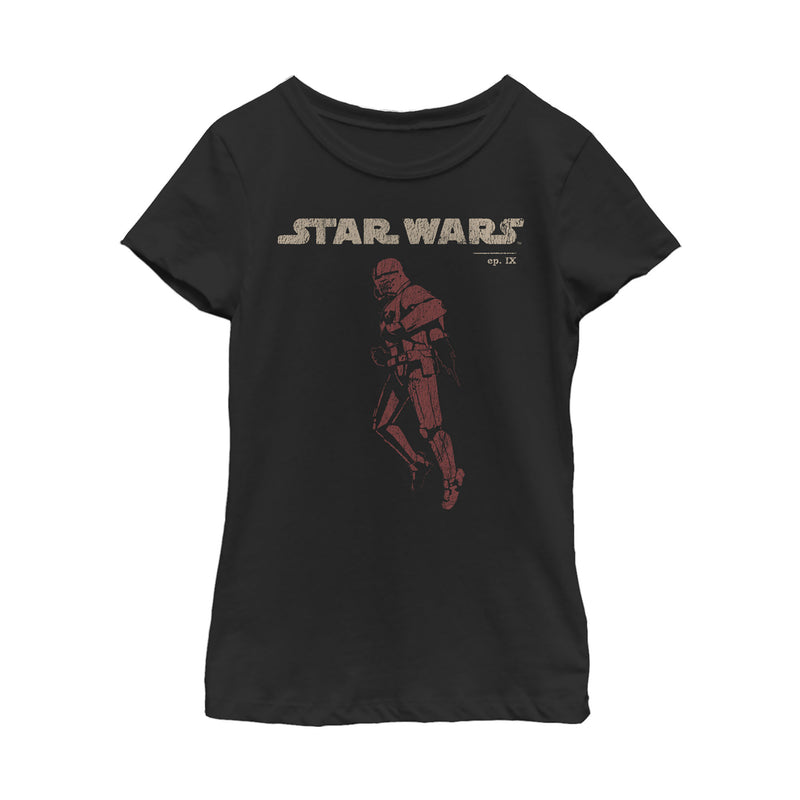 Girl's Star Wars: The Rise of Skywalker Retro Sith Trooper Flight T-Shirt