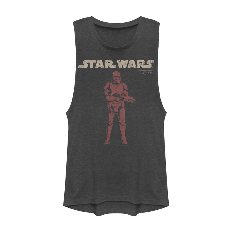 Junior's Star Wars: The Rise of Skywalker Retro Sith Trooper Festival Muscle Tee