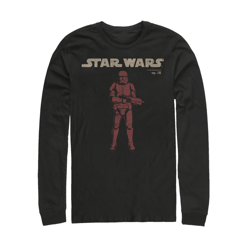 Men's Star Wars: The Rise of Skywalker Retro Sith Trooper Long Sleeve Shirt