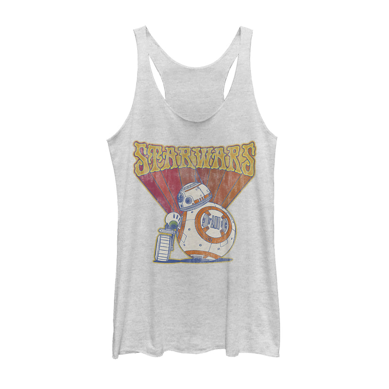 Women's Star Wars: The Rise of Skywalker Groovy Droid Duo Racerback Tank Top