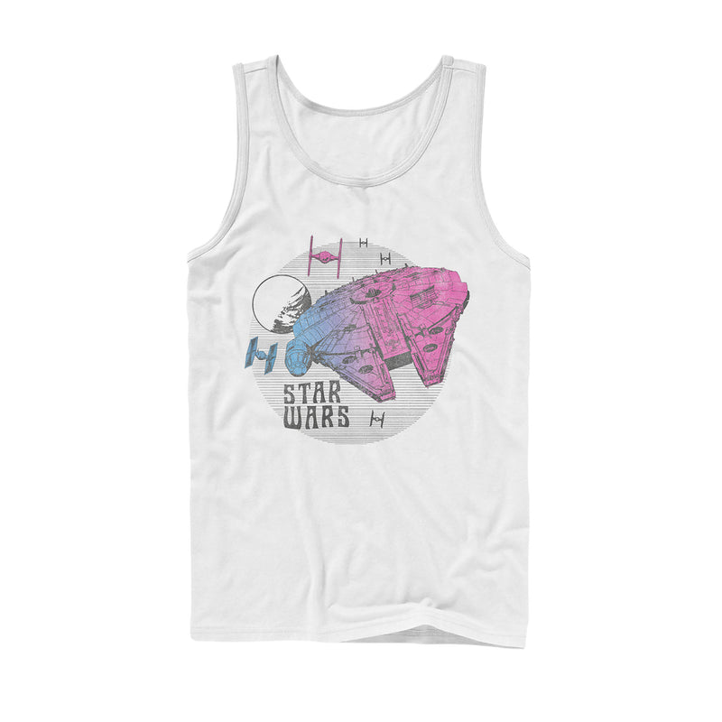 Men's Star Wars: The Rise of Skywalker Ombre Millennium Falcon Tank Top