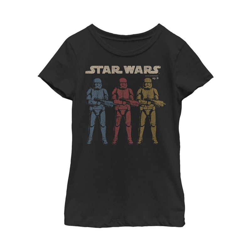 Girl's Star Wars: The Rise of Skywalker Stormtrooper Trio T-Shirt