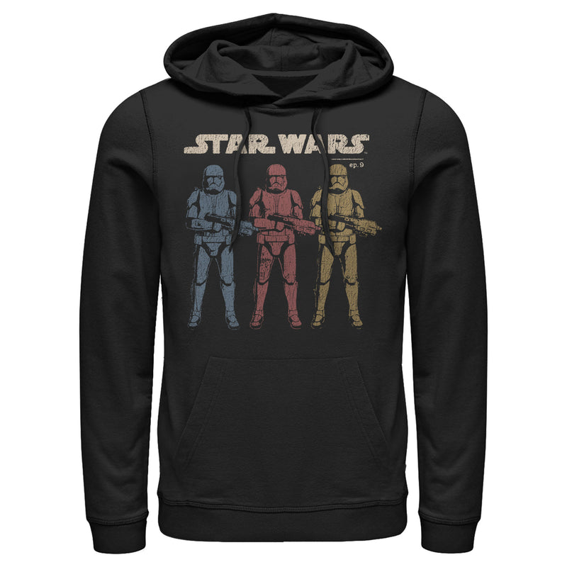 Men's Star Wars: The Rise of Skywalker Stormtrooper Trio Pull Over Hoodie