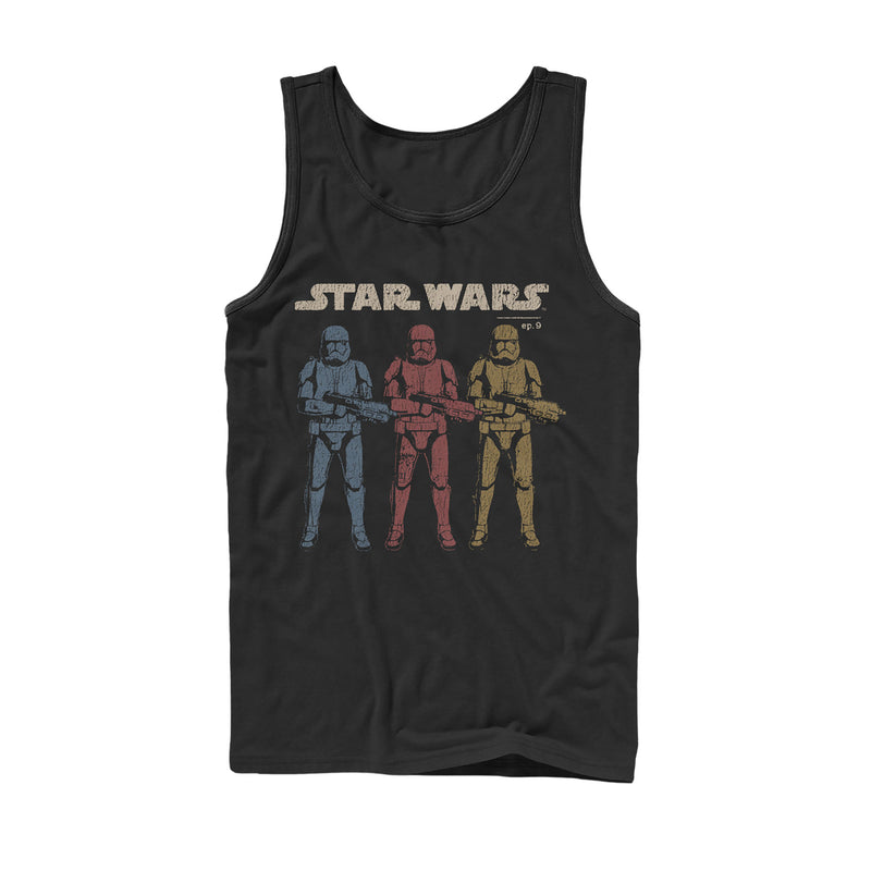 Men's Star Wars: The Rise of Skywalker Stormtrooper Trio Tank Top