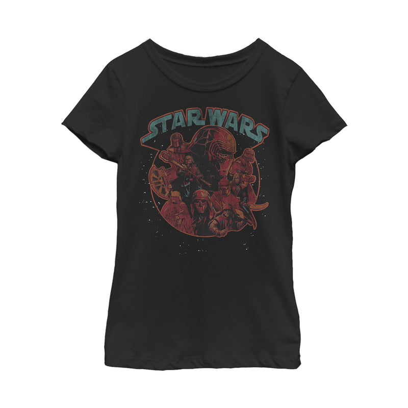 Girl's Star Wars: The Rise of Skywalker Dark Side Stars T-Shirt