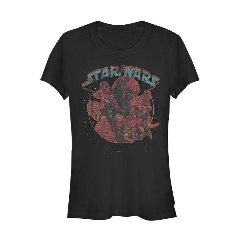 Junior's Star Wars: The Rise of Skywalker Dark Side Stars T-Shirt