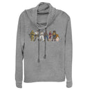 Junior's Star Wars: The Rise of Skywalker Rebel Line Cowl Neck Sweatshirt