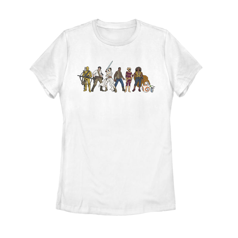 Women's Star Wars: The Rise of Skywalker Rebel Line T-Shirt