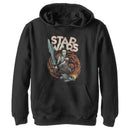 Boy's Star Wars: The Rise of Skywalker Rey Retro Swirl Pull Over Hoodie