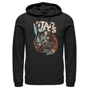 Men's Star Wars: The Rise of Skywalker Rey Retro Swirl Pull Over Hoodie