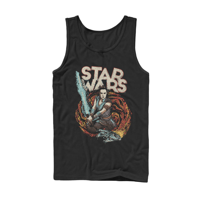 Men's Star Wars: The Rise of Skywalker Rey Retro Swirl Tank Top