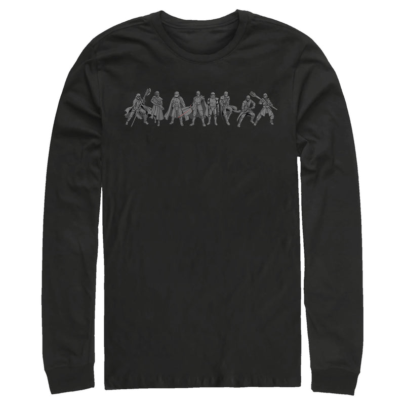 Men's Star Wars: The Rise of Skywalker Knights of Ren Line Long Sleeve Shirt