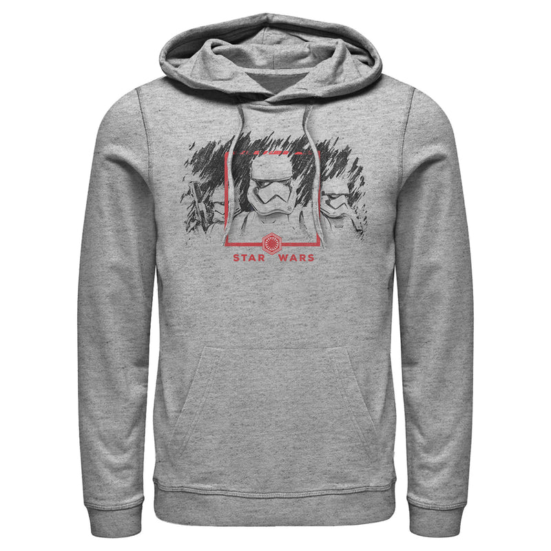 Men's Star Wars: The Rise of Skywalker Stormtrooper Smudge Pull Over Hoodie