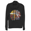 Junior's Star Wars: The Rise of Skywalker Tropical X-Wing Cowl Neck Sweatshirt