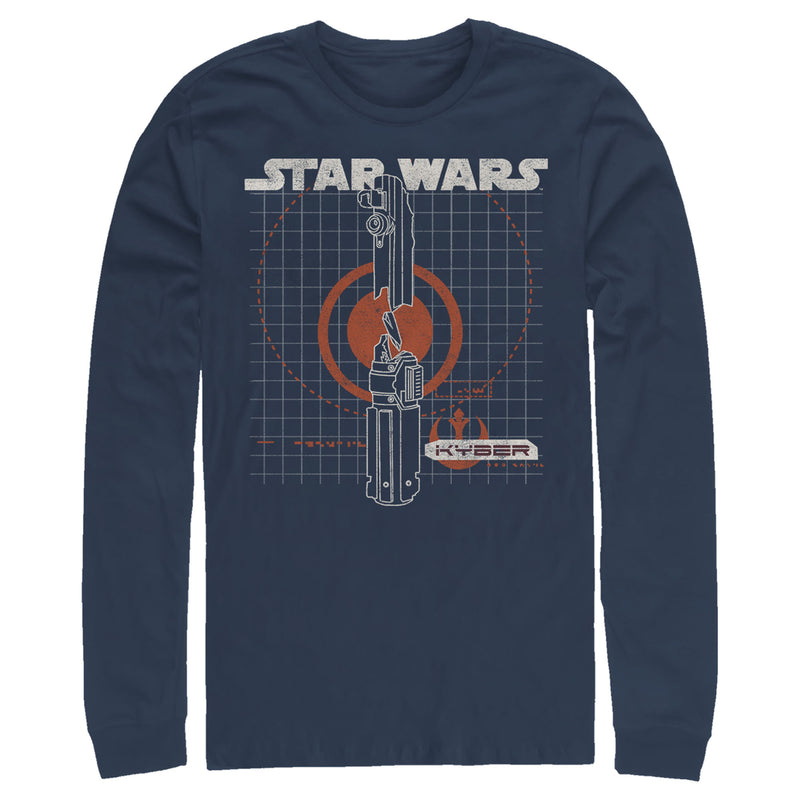 Men's Star Wars: The Rise of Skywalker Kyber Crystal Long Sleeve Shirt